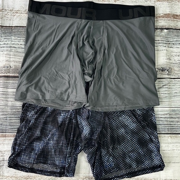 Under Armour UA Tech Boxerjock 2-Pack – Men’s Boxer Briefs – 6” Inseam - Picture 2 of 7